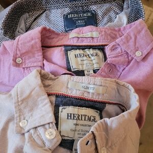 Men's Heritage Report Collection Shirts Button Down Size Medium